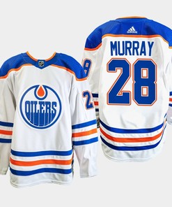 Edmonton Oilers Ryan Murray 28 White Primegreen Away Jersey 2022-23