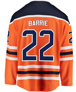 Edmonton Oilers Tyson Barrie 22 Home 2022 Stanley Cup Champions Breakaway Men Jersey - Orange