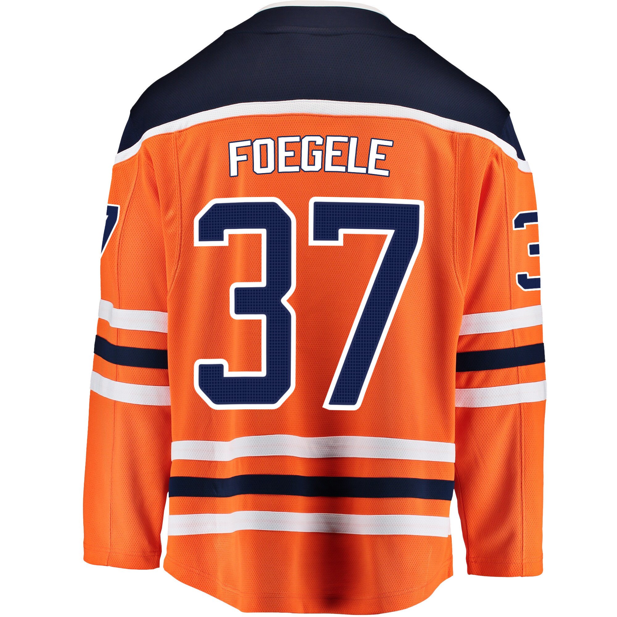 Edmonton Oilers Warren Foegele 37 Home 2022 Stanley Cup Final Breakaway Men Jersey - Orange
