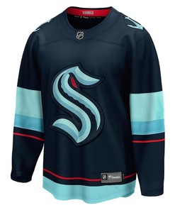 Eduard Sale #28 Seattle Kraken 2023 NHL Draft Home Men Jersey - Blue