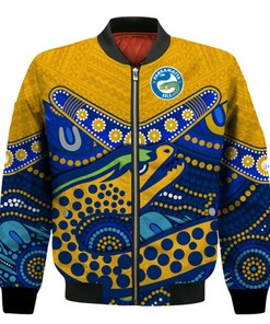 Eels Rugby Bomber Jacket Aboriginal and Polynesia Parramatta LT13