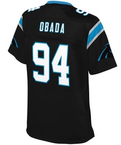 Efe Obada Carolina Panthers Nfl Pro Line Womens Player Jersey - Black