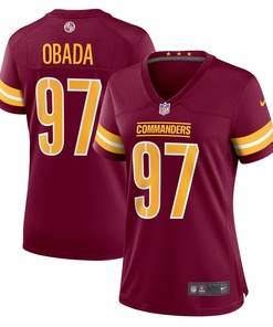 Efe Obada Washington Commanders Womens Game Jersey - Burgundy Nfl