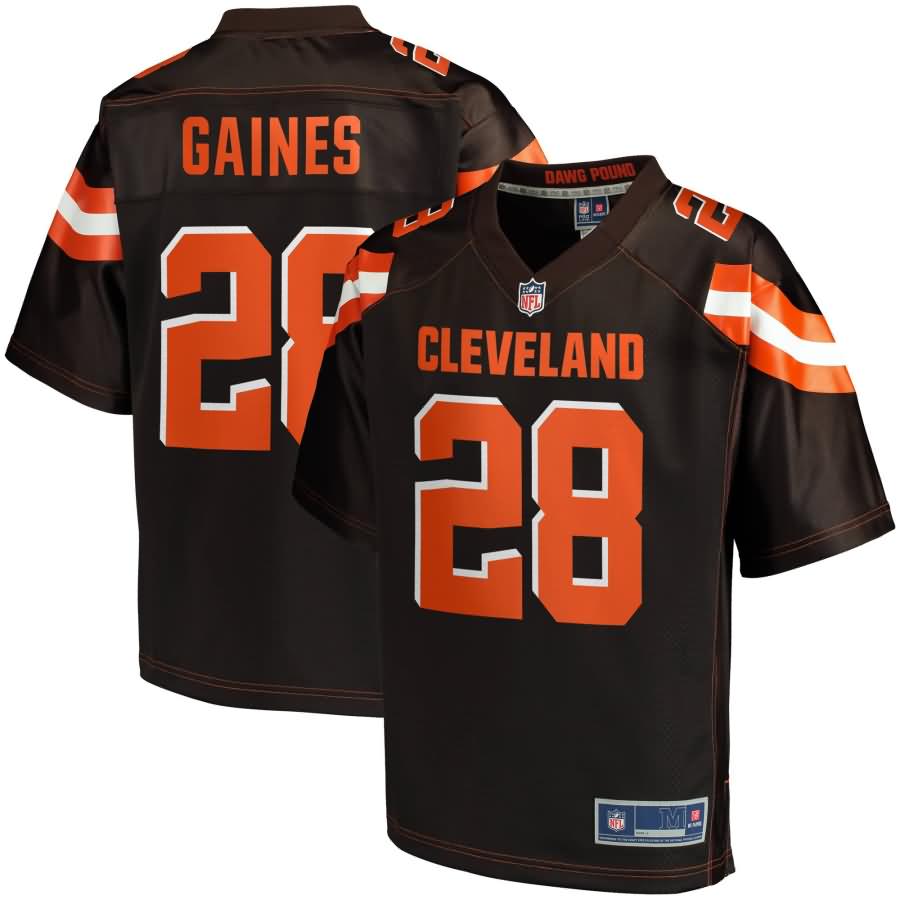 E.j. Gaines Cleveland Browns Nfl Pro Line Team Color Player Jersey - Brown