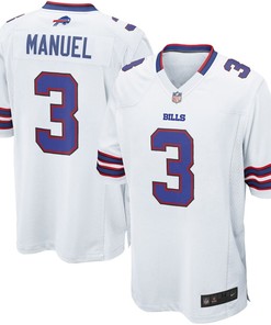 Ej Manuel Buffalo Bills Nike Game Jersey - White