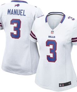 Ej Manuel Buffalo Bills Nike Womens Game Jersey - White