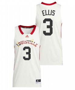 El Ellis 3 Louisville Cardinals 2022 Basketball Honoring Black Excellence Men Jersey - White