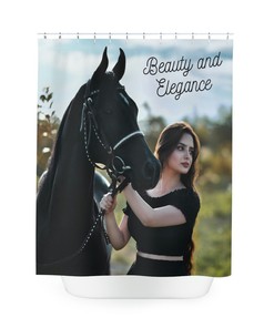 Elegant Beauty Shower Curtain - Unique and Lovely for Your Bathroom Decor