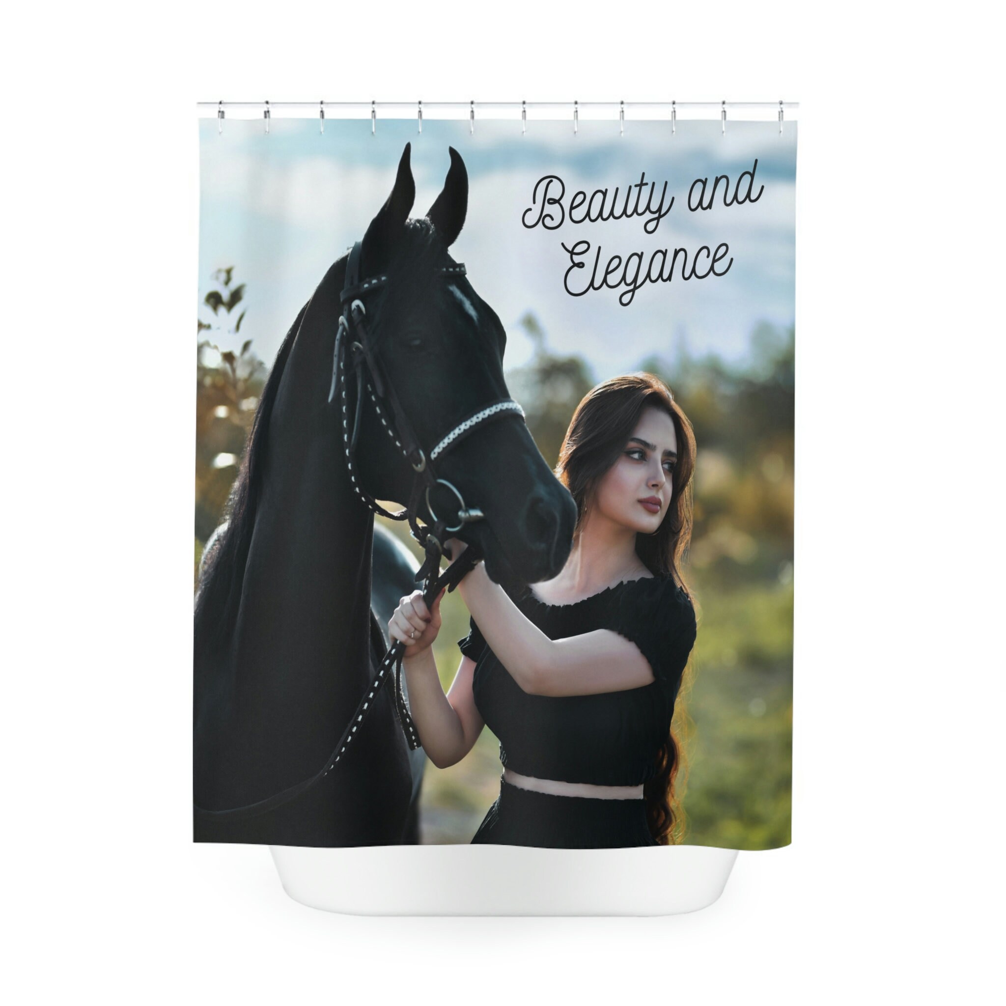 Elegant Beauty Shower Curtain - Unique and Lovely for Your Bathroom Decor