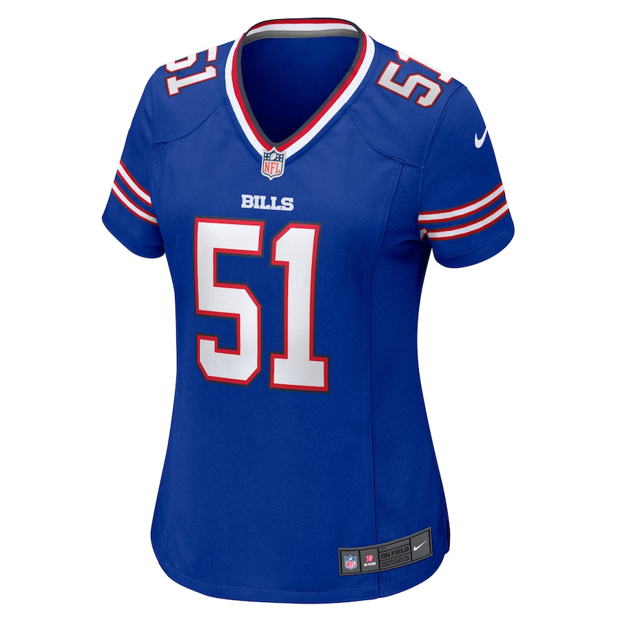 Eli Ankou Buffalo Bills Women's Home Game Player Jersey - Royal