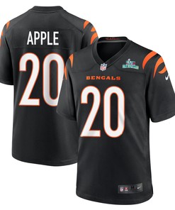 Eli Apple 20 Cincinnati Bengals Super Bowl LVII Champions Men Game Jersey - Black