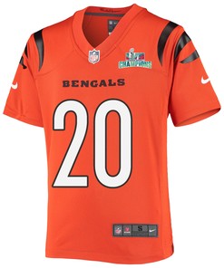 Eli Apple 20 Cincinnati Bengals Super Bowl LVII Champions Youth Alternate Game Jersey - Black