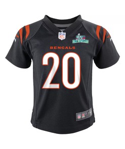 Eli Apple 20 Cincinnati Bengals Super Bowl LVII Champions Youth Game Jersey - Black