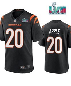 Eli Apple 20 Cincinnati Bengals Super Bowl LVII Men Game Jersey