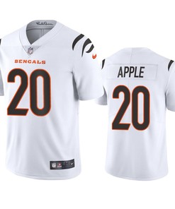 Eli Apple 20 Cincinnati Bengals White Vapor Limited Jersey