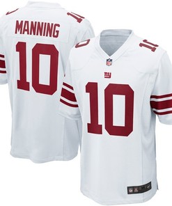 Eli Manning New York Giants Game Jersey - White Nfl