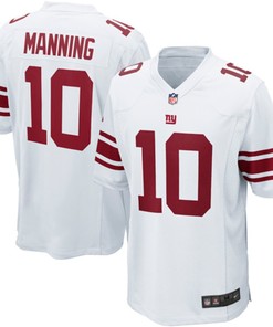 Eli Manning New York Giants Nike Youth Game Jersey - White