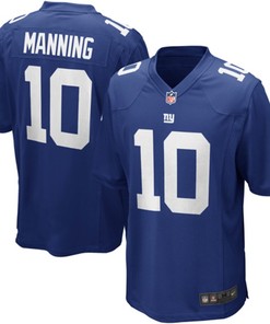 Eli Manning New York Giants Nike Youth Team Color Game Jersey - Royal Blue