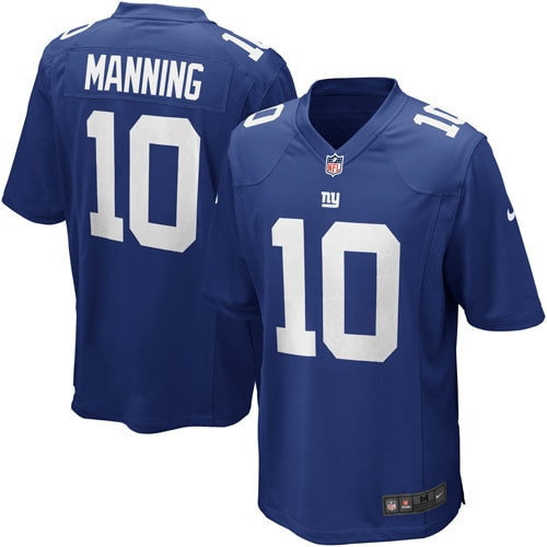 Eli Manning New York Giants Team Color Game Jersey - Royal Blue Nfl