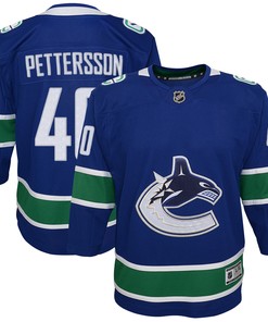 Elias Pettersson Vancouver Canucks 2019/20 Home Premier Player Jersey - Royal Nhl