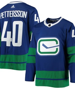 Elias Pettersson Vancouver Canucks Adidas 2020/21 Authentic Alternate Player Jersey - Blue Nhl