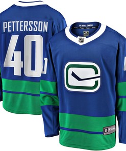 Elias Pettersson Vancouver Canucks Fanatics Branded 2019/20 Alternate Premier Breakaway Player Jersey - Royal Nhl