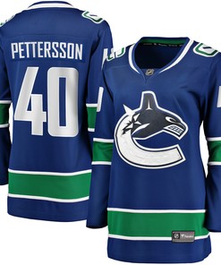 Elias Pettersson Vancouver Canucks Fanatics Branded Womens 2019/20 Home Premier Breakaway Player Jersey - Blue Nhl