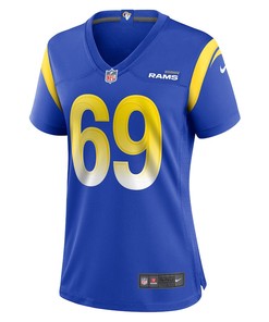 Elijah Garcia Los Angeles Rams Women's Game Player Jersey - Royal