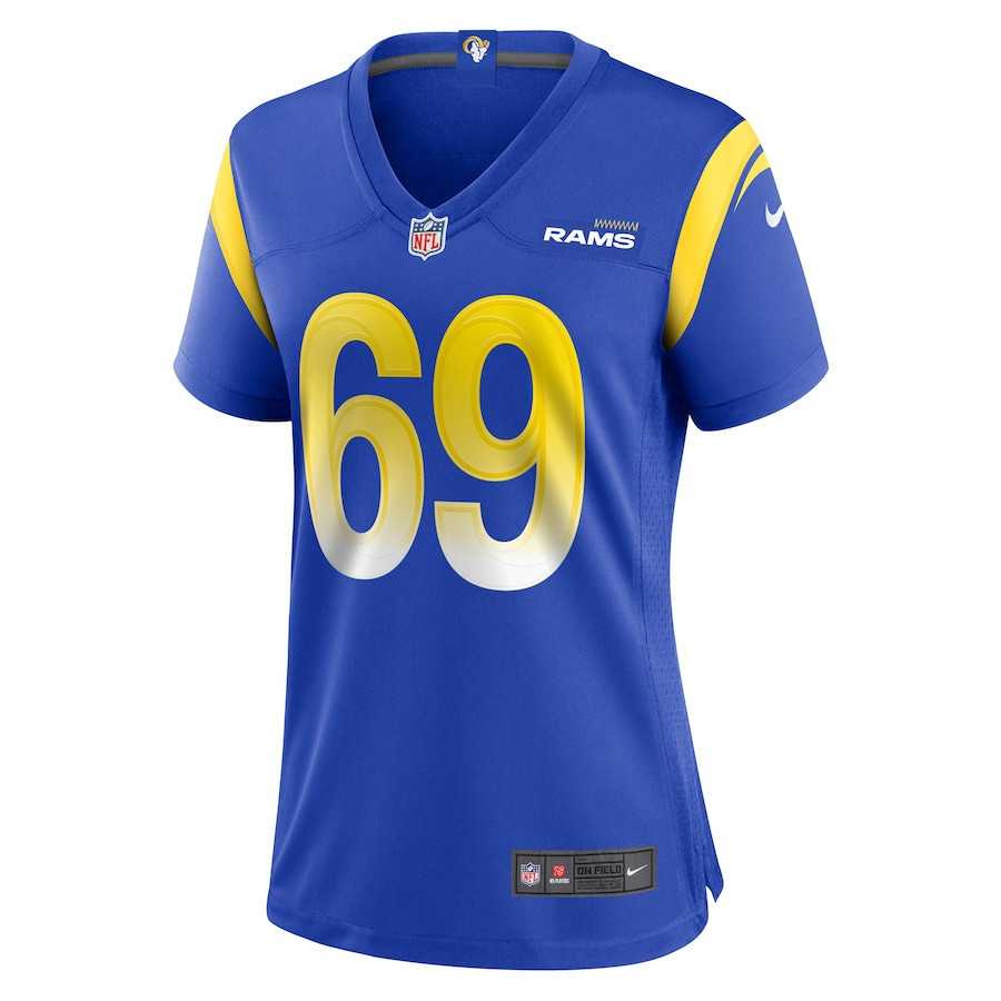 Elijah Garcia Los Angeles Rams Women's Game Player Jersey - Royal