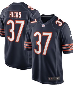 Elijah Hicks Chicago Bears Game Player Jersey - Navy