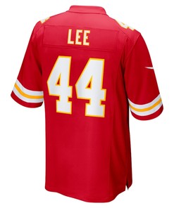 Elijah Lee 44 Kansas City Chiefs Game Player Jersey - Red