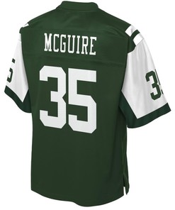 Elijah Mcguire New York Jets Nfl Pro Line Team Color Player Jersey - Green -