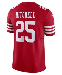 Elijah Mitchell 25 San Francisco 49ers Vapor F.U.S.E. Limited Jersey - Scarlet