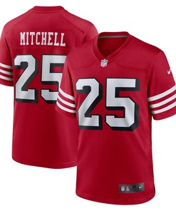 Elijah Mitchell San Francisco 49ers Alternate Game Jersey - Scarlet Nfl