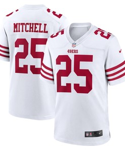 Elijah Mitchell San Francisco 49ers Player Game Jersey - White Nfl