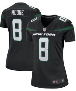 Elijah Moore New York Jets Womens Game Jersey - Stealth Black Nfl