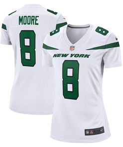Elijah Moore New York Jets Womens Game Jersey - White Nfl
