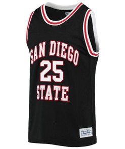 Elijah Saunders 25 San Diego State Aztecs 2023 Basketball Jersey- Men Black