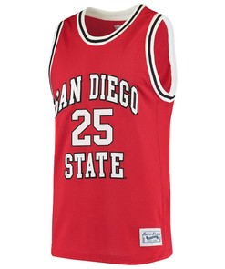 Elijah Saunders 25 San Diego State Aztecs 2023 Basketball Jersey- Men Red