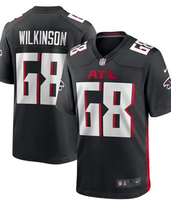 Elijah Wilkinson Atlanta Falcons Game Jersey - Black Nfl
