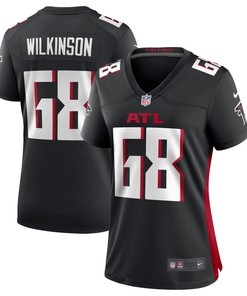 Elijah Wilkinson Atlanta Falcons Womens Game Jersey - Black Nfl