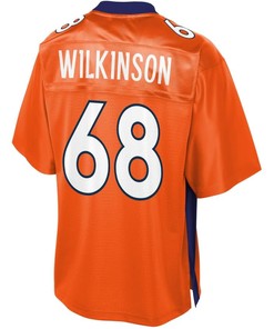 Elijah Wilkinson Denver Broncos Nfl Pro Line Team Color Player Jersey - Orange