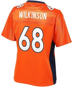 Elijah Wilkinson Denver Broncos Nfl Pro Line Womens Team Color Player Jersey - Orange