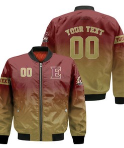 Elon Phoenix Fadded Bomber Jacket - NCAA