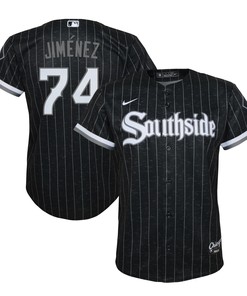 Eloy Jimenez Chicago White Sox 2021 City Connect Replica Player Jersey - Black Mlb