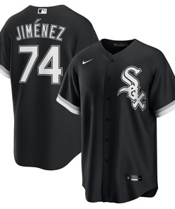Eloy Jimenez Chicago White Sox Alternate Replica Player Name Jersey Black Mlb