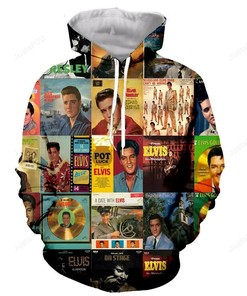 Elvis Presley Style 3 3D Hoodie Zip Hoodie