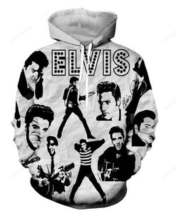 Elvis Presley Style 6 3D Hoodie Zip Hoodie