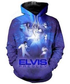 Elvis Presley Style 7 3D Hoodie Zip Hoodie