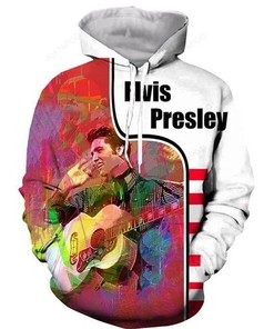 Elvis Presley Style 7 3D Hoodie Zip Hoodie for Fans